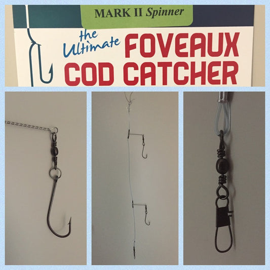 Mark II Spinner Cod Rig - NZ Made with Stainless Steel Arms